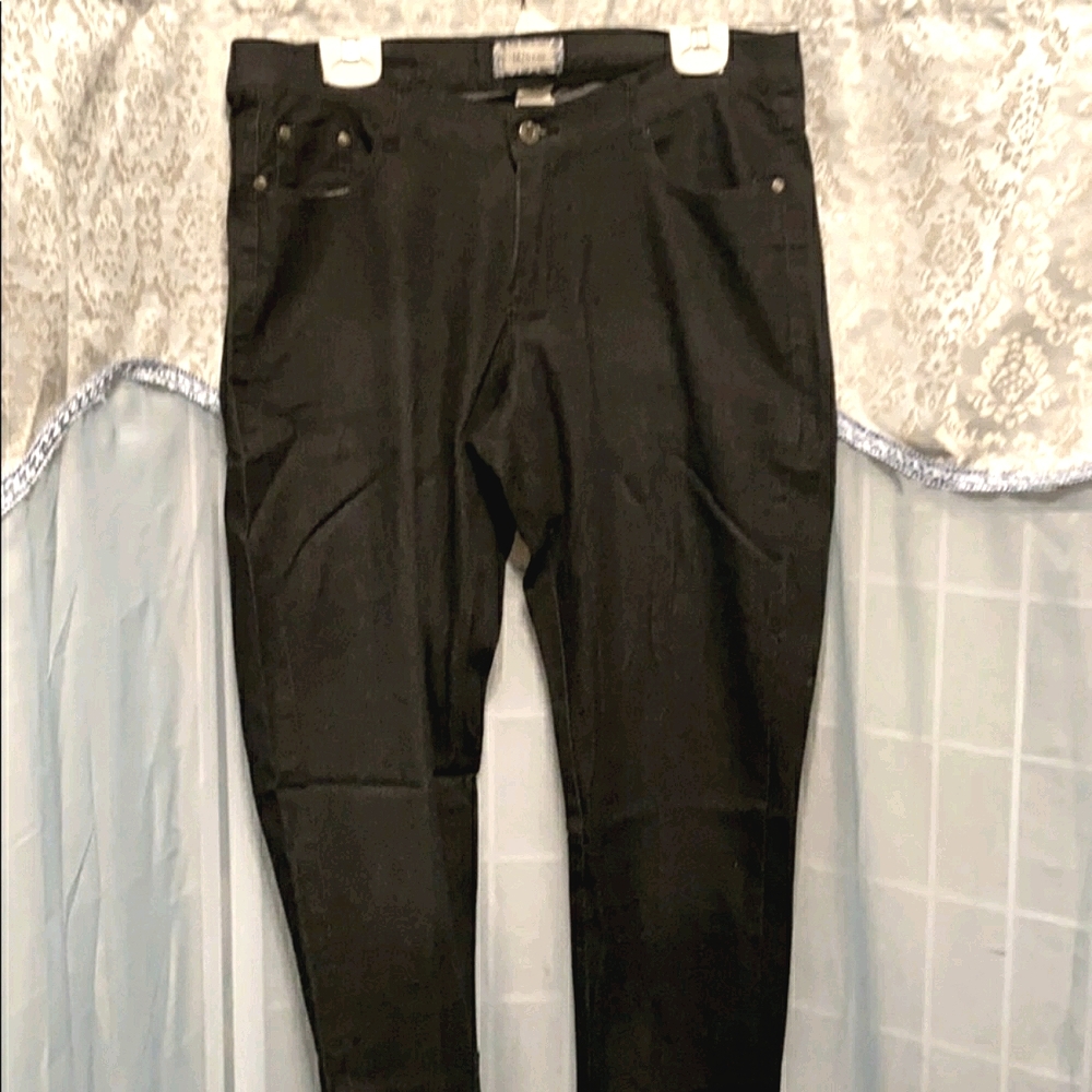 1826 JEANS BLACK STRAIGHT LEG SZ 14